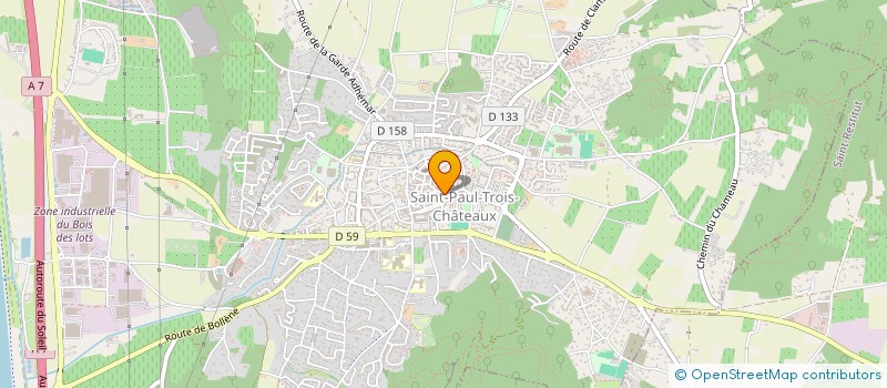 localisation de l'entreprise INTERPAROISSE PORTES DU SOLEIL  SAINT-PAUL-TROIS-CHATEAUX