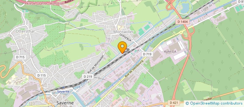 localisation de l'entreprise INTERPAROISSIALE DE MONSWILLER  MONSWILLER