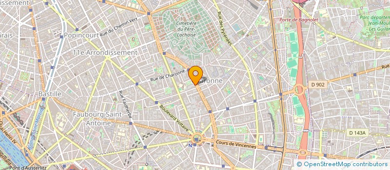 localisation de l'entreprise INTERPARTS  PARIS
