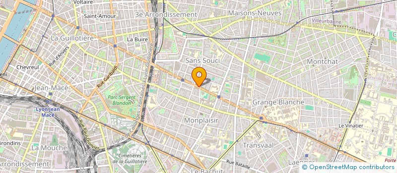 localisation de l'entreprise INTERPEC FRANCE à LYON