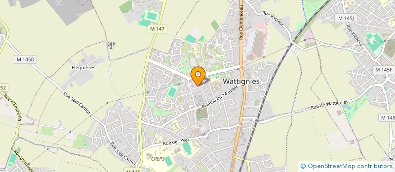 localisation de l'entreprise INTERPHONE PUBLISHING  WATTIGNIES