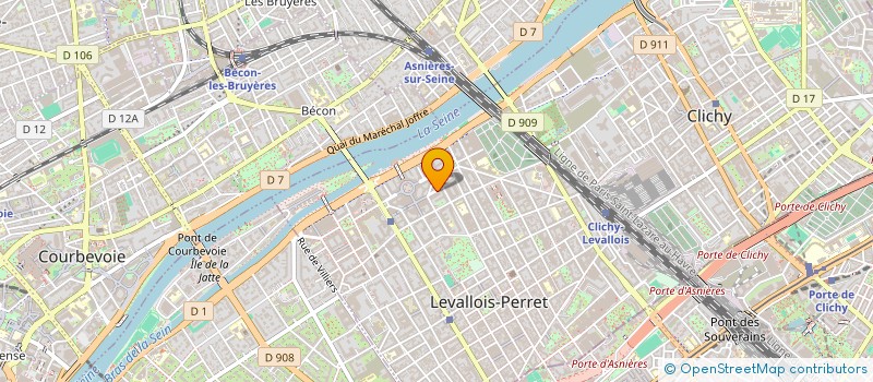 localisation de l'entreprise INTERPIERRE à LEVALLOIS-PERRET