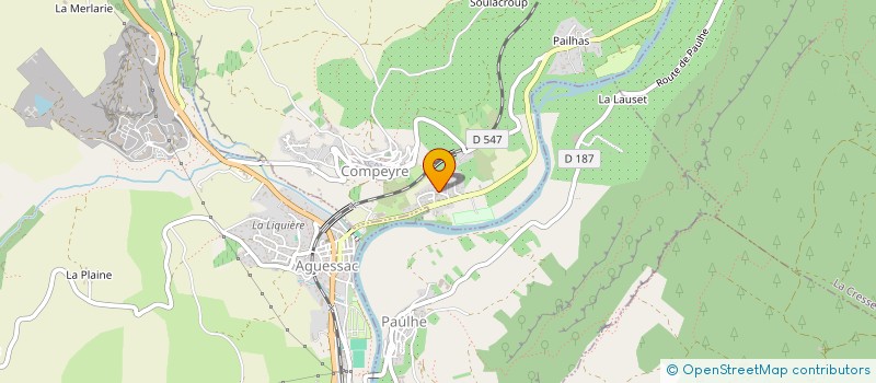 localisation de l'entreprise INTERPLAY  COMPEYRE