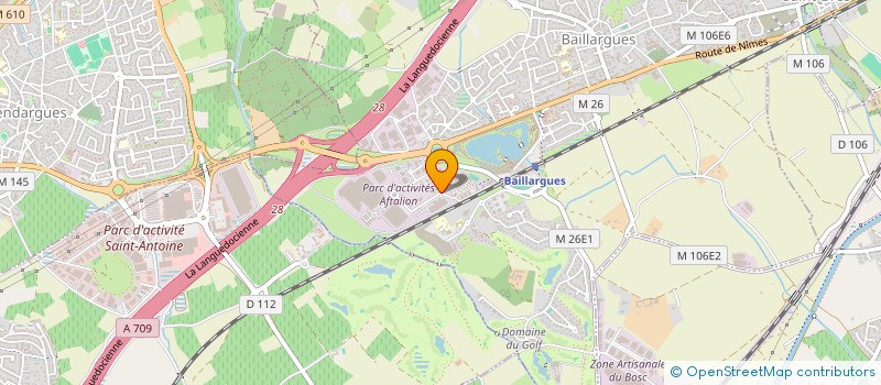 localisation de l'entreprise INTERPOLE à BAILLARGUES