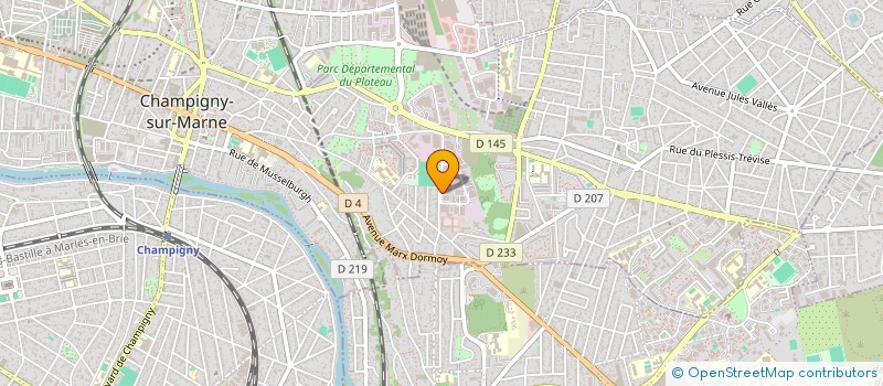 localisation de l'entreprise INTERPOMPAGE à CHAMPIGNY-SUR-MARNE