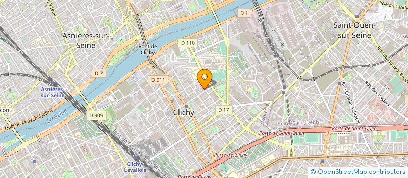 localisation de l'entreprise INTERPOSE à CLICHY