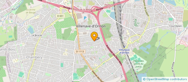 localisation de l'entreprise INTERPRAT  VILLENAVE-D'ORNON