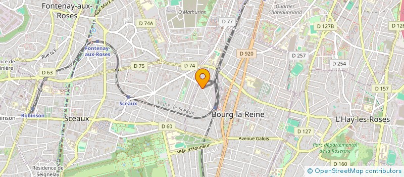 localisation de l'entreprise INTERPRETATION CONSULTANT à BOURG-LA-REINE