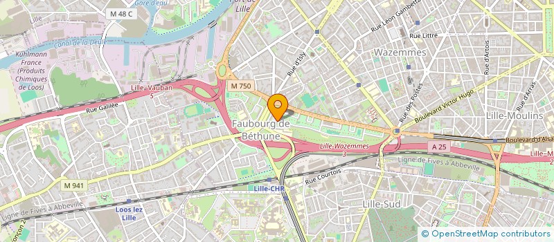 localisation de l'entreprise INTERPREVENTION à LILLE