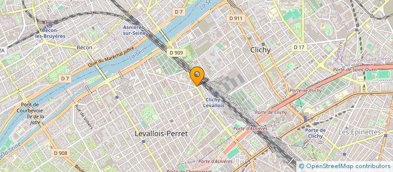 localisation de l'entreprise INTERPRISE 2000 à LEVALLOIS-PERRET