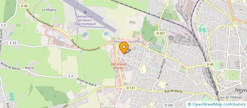 localisation de l'entreprise INTERPRISE 2000 SARL à NEVERS