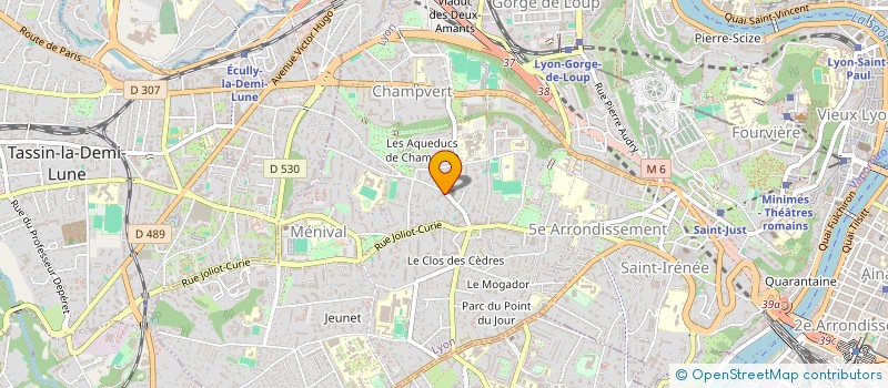 localisation de l'entreprise INTERPRO HOTELLERIE à LYON