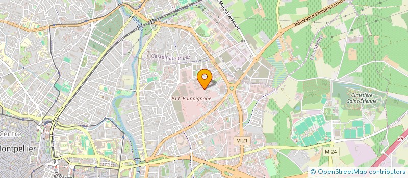 localisation de l'entreprise INTERPRO PATRIMOINE à MONTPELLIER