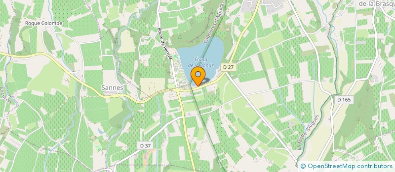 localisation de l'entreprise INTERPROFESSION FORET BOIS REGION PACA  LA BASTIDE-DES-JOURDANS