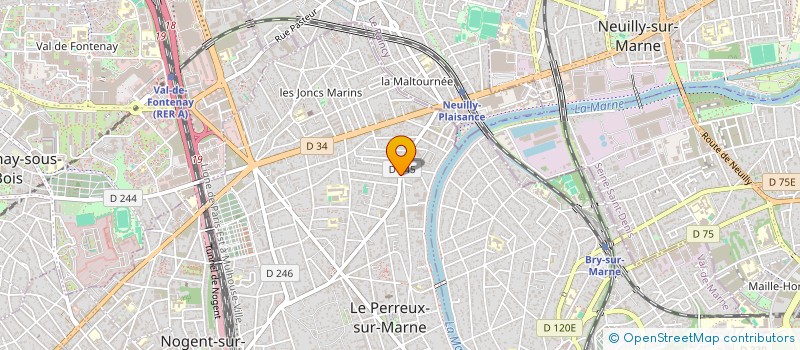 localisation de l'entreprise INTERPROFESSIONNEL DE POSE à LE PERREUX-SUR-MARNE