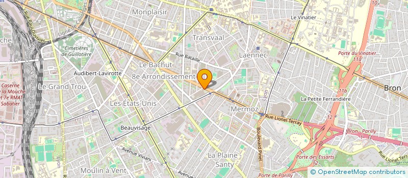 localisation de l'entreprise INTERPROFESSIONNELLE AUVERGNE RHONE ALPES à LYON