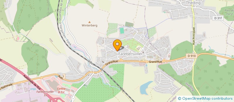 localisation de l'entreprise INTERQUAL  FAREBERSVILLER