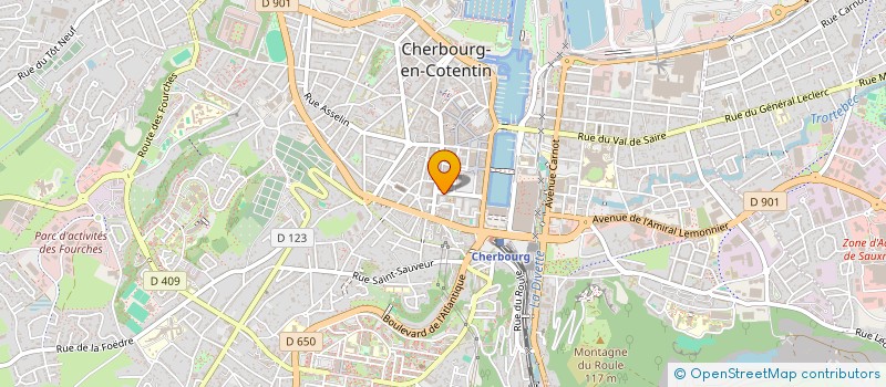 localisation de l'entreprise INTERRO à CHERBOURG-EN-COTENTIN