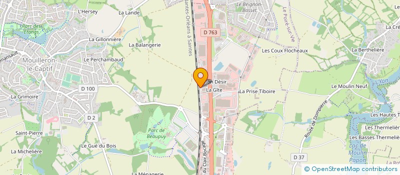 localisation de l'entreprise INTERROLL à MOUILLERON-LE-CAPTIF