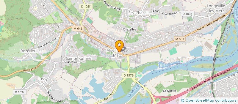 localisation de l'entreprise INTERSAT à MOULINS-LES-METZ