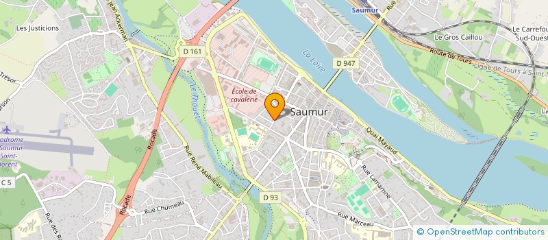 localisation de l'entreprise INTERSAT FRANCE à SAUMUR