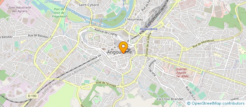 localisation de l'entreprise INTERSCENE 3.0 à ANGOULEME