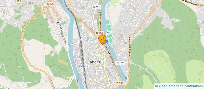localisation de l'entreprise INTERSCHALL à CAHORS