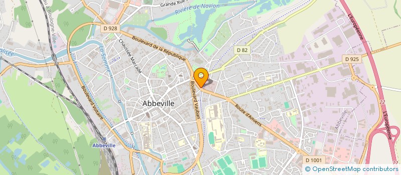 localisation de l'entreprise INTERSECTEUR ABBEVILLE à ABBEVILLE