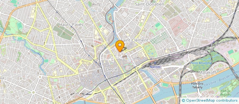 localisation de l'entreprise INTERSECTION JONCTION ENTRE DES RELATIONS S'EXPRIMANT PAR ET  NANTES