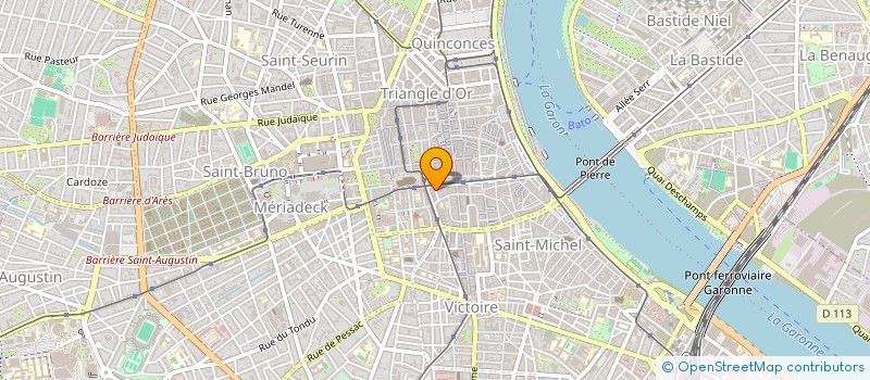 localisation de l'entreprise INTERSECTIONS à BORDEAUX