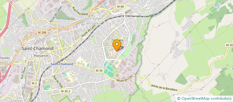 localisation de l'entreprise INTERSEL TRADE SERVICE à SAINT-CHAMOND