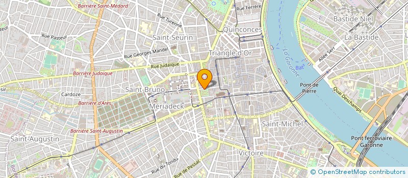 localisation de l'entreprise INTERSELECTION ACTUARIAT FINANCE à BORDEAUX
