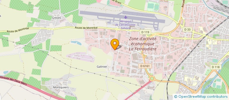 localisation de l'entreprise INTERSERVICES à CARCASSONNE