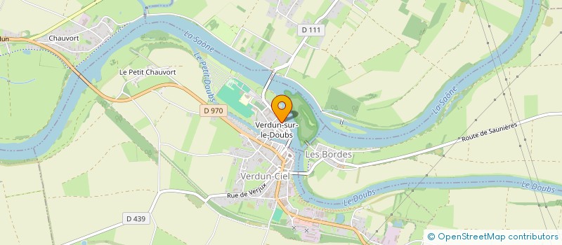 localisation de l'entreprise INTERSHIP FRANCE à VERDUN-SUR-LE-DOUBS