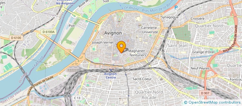 localisation de l'entreprise INTERSOFT à AVIGNON