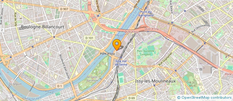 localisation de l'entreprise INTERSOLAIRE à ISSY-LES-MOULINEAUX