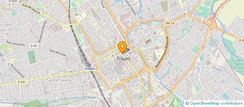localisation de l'entreprise INTERSON à TROYES
