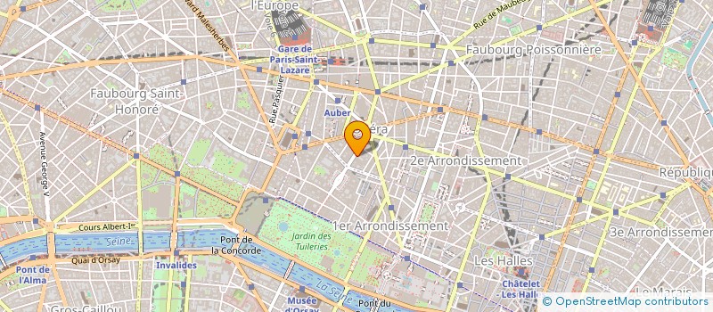 localisation de l'entreprise INTERSPHERES FINANCE  PARIS