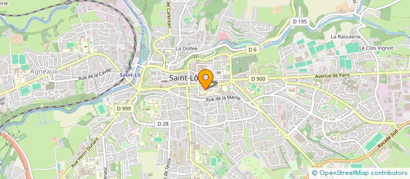 localisation de l'entreprise INTERSPORTS ET LOISIRS  SAINT-LO