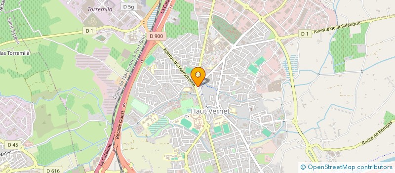 localisation de l'entreprise INTERSTELLAIRE  PERPIGNAN