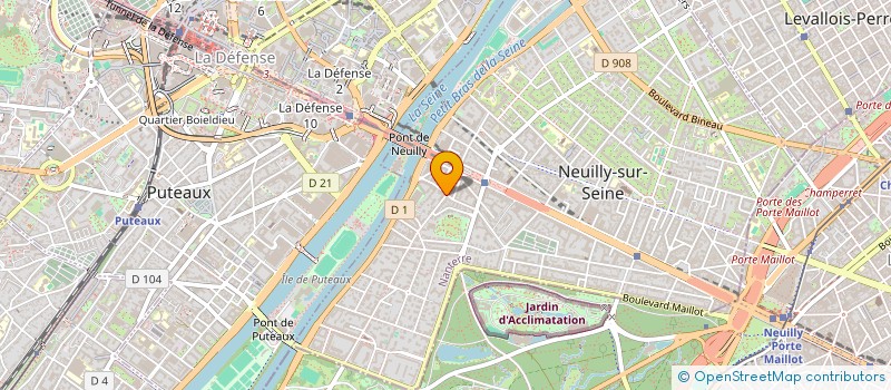 localisation de l'entreprise INTERSTELLAR à NEUILLY-SUR-SEINE