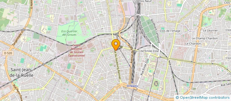 localisation de l'entreprise INTERSTICE à ORLEANS