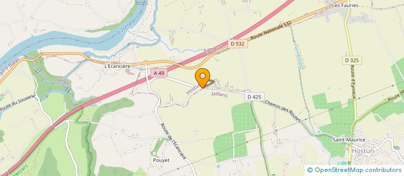 localisation de l'entreprise INTERSTICE  HOSTUN