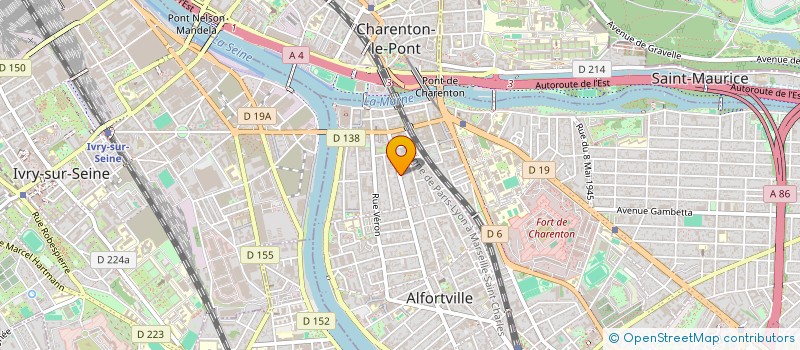 localisation de l'entreprise INTERSTICES à ALFORTVILLE