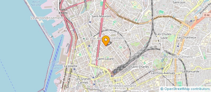 localisation de l'entreprise INTERSTOCK à MARSEILLE