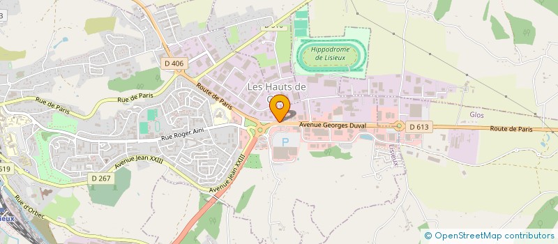 localisation de l'entreprise INTERSTOVES NORMANDIE  LISIEUX