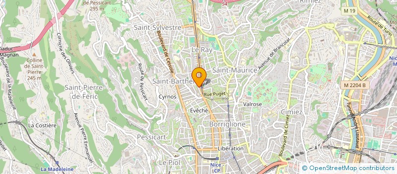 localisation de l'entreprise INTERSUD à NICE