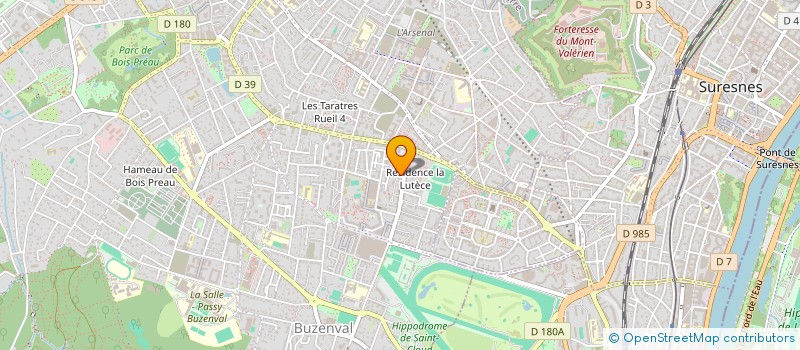 localisation de l'entreprise INTERTEC à RUEIL-MALMAISON