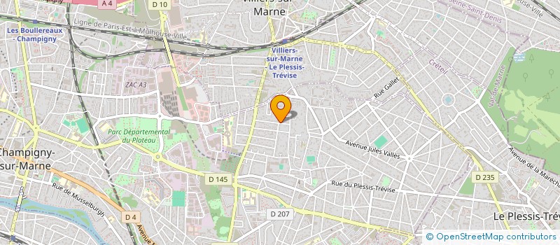 localisation de l'entreprise INTERTISS M B T à CHAMPIGNY-SUR-MARNE