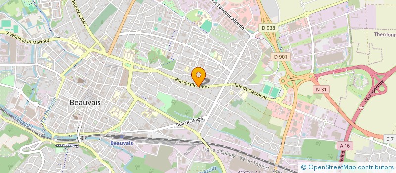 localisation de l'entreprise INTERTRADE à BEAUVAIS